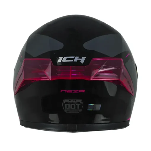 Casco Ich 503 Neza Negro Fucsia Visor Azul 3 - ZONABIKER LA 21 2