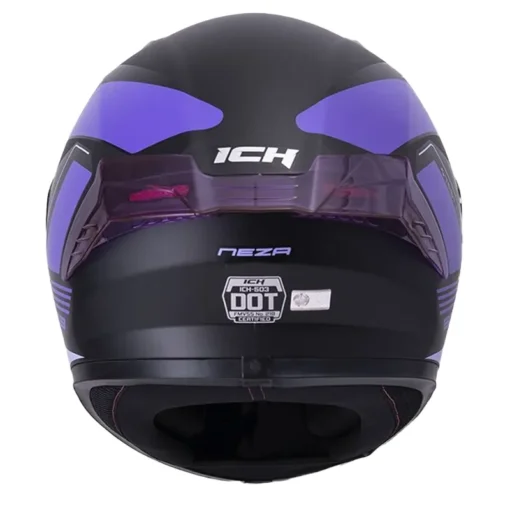 Casco Ich 503 Neza Negro Lila Visor Azul 2 - ZONABIKER LA 21 2
