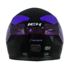 Casco Ich 503 Neza Negro Lila Visor Smoke 3 - ZONABIKER LA 21 5