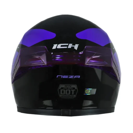 Casco Ich 503 Neza Negro Lila Visor Smoke 3 - ZONABIKER LA 21 2