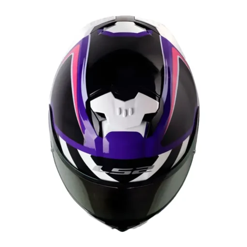Casco Ls2 Ff808 Xtrenta Morado Fucsia Visor Claro Morado 2 - ZONABIKER LA 21 1