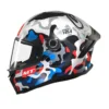 Casco Mt Stinger 2 Yozu A7 Blanco Azul
