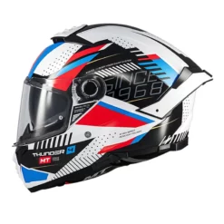 Casco Mt Thunder 4Sv Luminence A7 Blanco