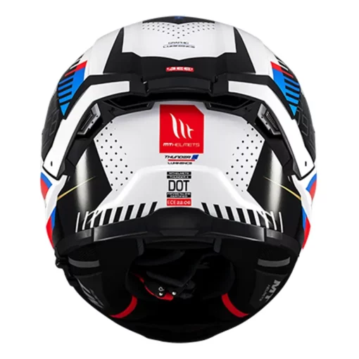 Casco Mt Thunder 4Sv Luminence A7 Blanco 3 - ZONABIKER LA 21 2