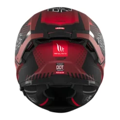 Casco Mt Thunder 4Sv Luminence D5 Rojo Negro 3 - ZONABIKER LA 21 5