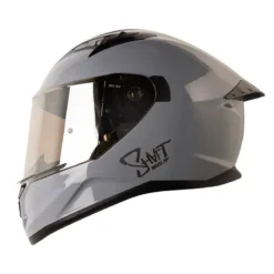 Casco Shaft 522sp Solid Gris Negro Visor Iridium Silver