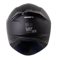 Casco Shaft 522sp Solid Negro Gris Visor Iridium Rojo 3 - ZONABIKER LA 21 5