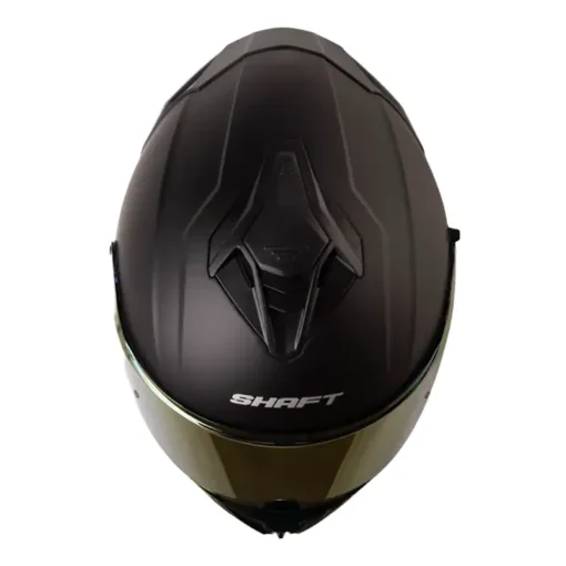 Casco Shaft 598 Gtr Solid Negro Gris Visor Iridium Rojo 2 - ZONABIKER LA 21 1