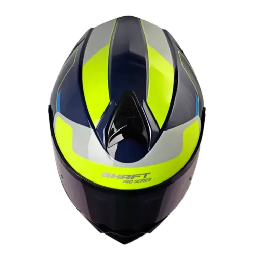 Casco Shaft Pro 4000Dv Evo Split Azul Oscuro Gris Visor Iridium Azul 2 - ZONABIKER LA 21 1