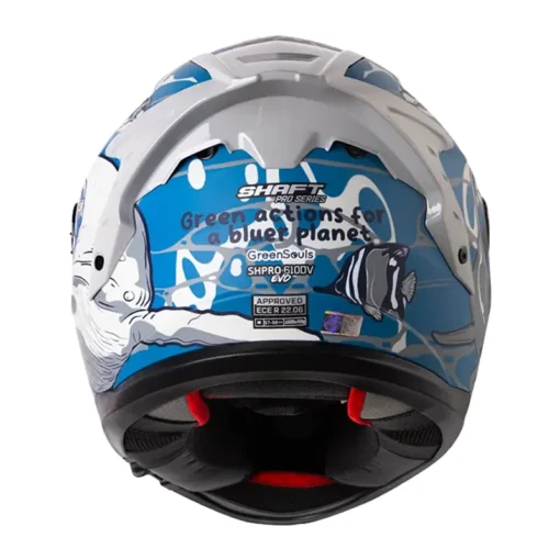 Casco Shaft Pro 610Dv Evo Bluer Plane Azul Oscuro Visor Iridium Azul 3 - ZONABIKER LA 21 2