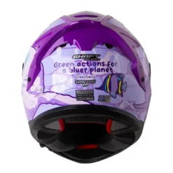 Casco Shaft Pro 610Dv Evo Bluer Plane Morado Claro Visor Iridium Morado 2 - ZONABIKER LA 21 5