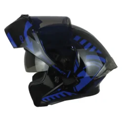 Casco Ich 3120 Color_Test Negro Azul Navy Visor Azul