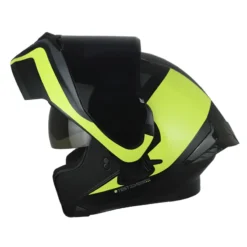 Casco Ich 3120 Further Negro Amarillo Visor Smoke