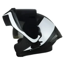 Casco Ich 3120 Further Negro Blanco Visor Smoke