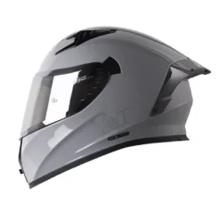 Casco Shaft 526sp Evo Solid Gris Visor Iridium Silver