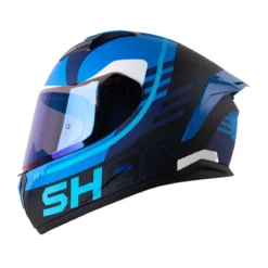 Casco Shaft 582Sp Acenes Azul Oscuro Visor Iridium Azul