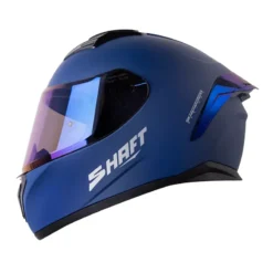 Casco Shaft 582Sp Evo Solid Azul Gris Visor Azul